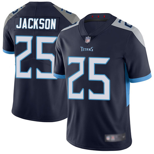 Tennessee Titans Limited Navy Blue Men Adoree Jackson Home Jersey NFL Football 25 Vapor Untouchable